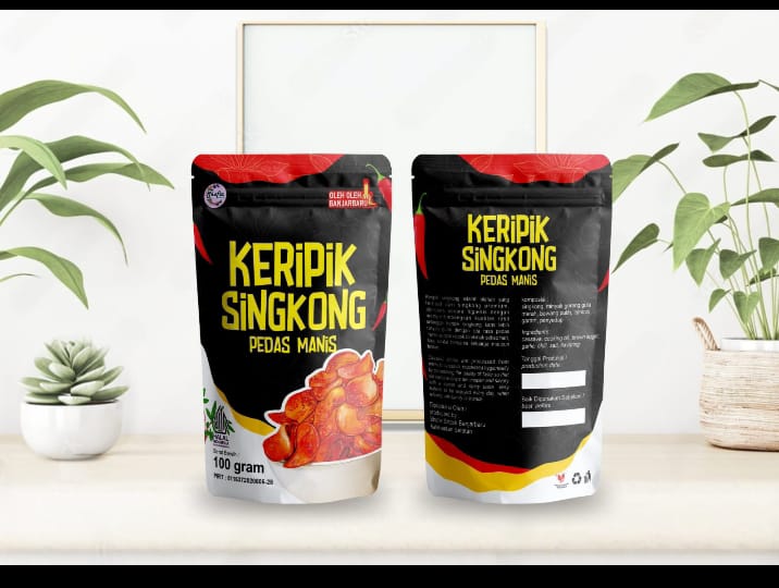 Keripik Singkong Pedas Manis